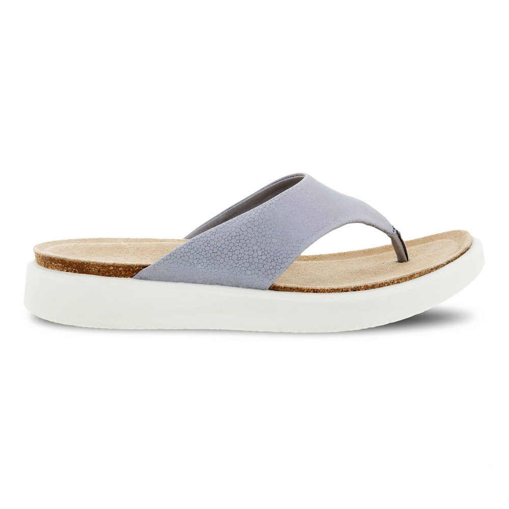 Sandalias Mujer - ECCO Corksphere Thong - Grises - GMB374502